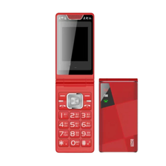 Retro Flip Phone – Dual SIM GSM Clamshell with Big Buttons & Long Battery