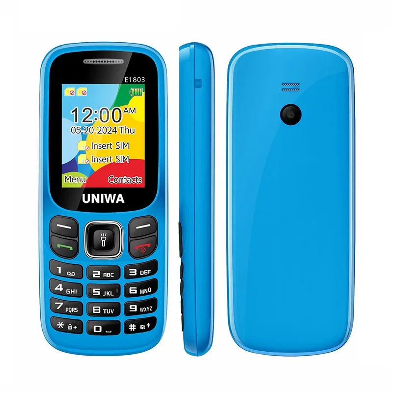 UNIWA E1803 2G Keypad Phone – Easy Cell Phone for Seniors