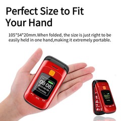 MaFam F899 Senior Flip Phone – Dual Display, SOS Button, FM Radio