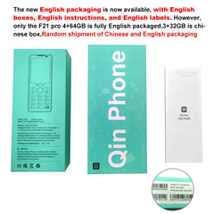 Qin F21 Pro – 4G Smart Touch Phone with Keypad and Google Play