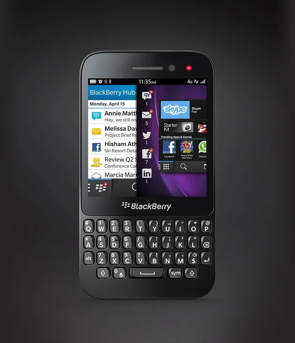 BlackBerry Q5 4G Mobile Phone with QWERTY Keyboard and Dual Camera