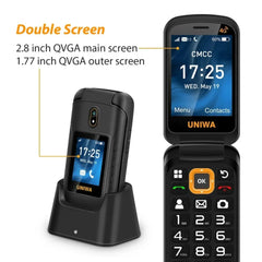 uniwa-v909t-4g-senior-flip-phone