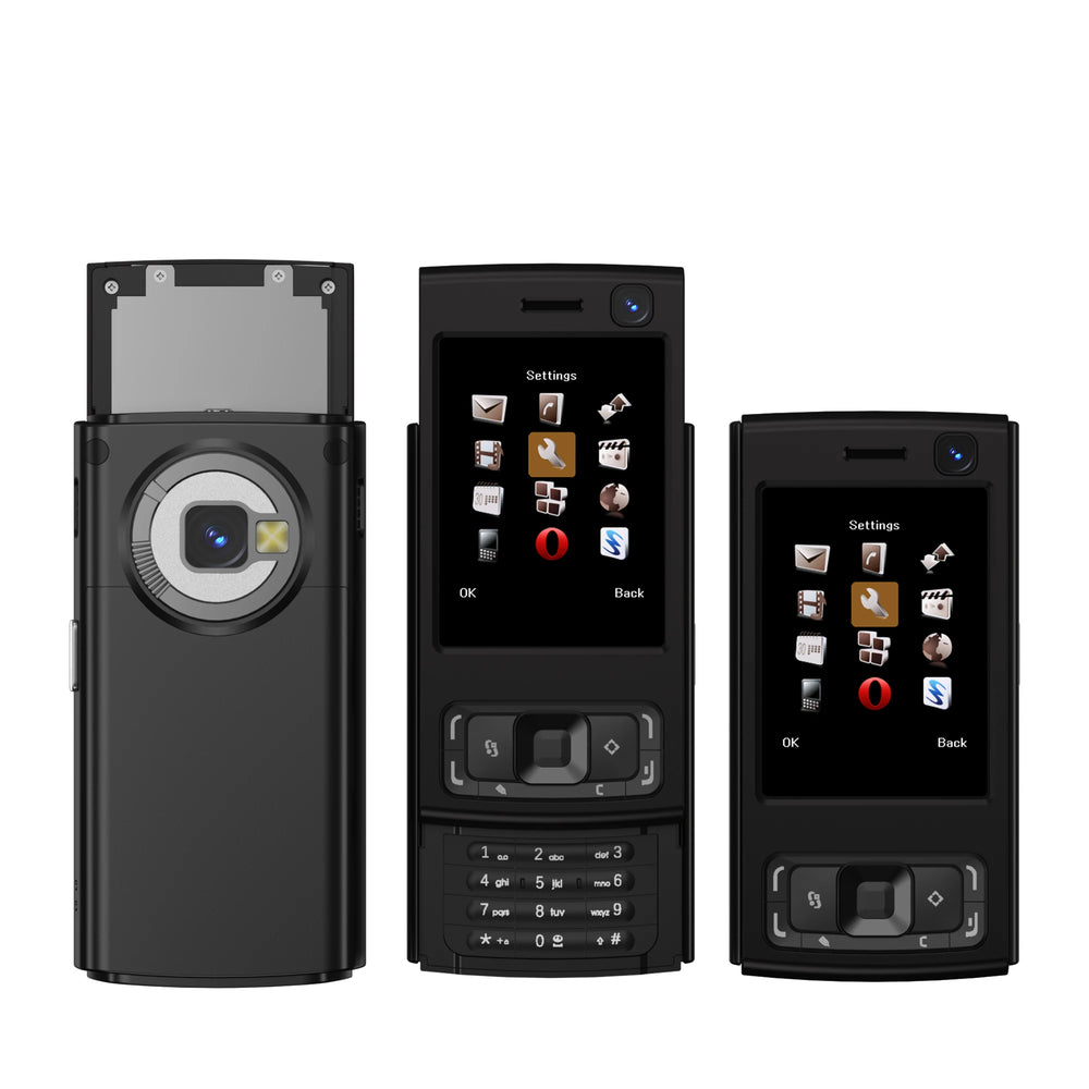 Afficher les détails pour Servo N95 Pro Mini Sliding Phone – Dual SIM GSM Feature Phone Servo N95 Pro Mini Sliding Phone