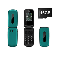 SERVO F4 Senior Flip Phone – Dual SIM, Big Buttons & Flashlight