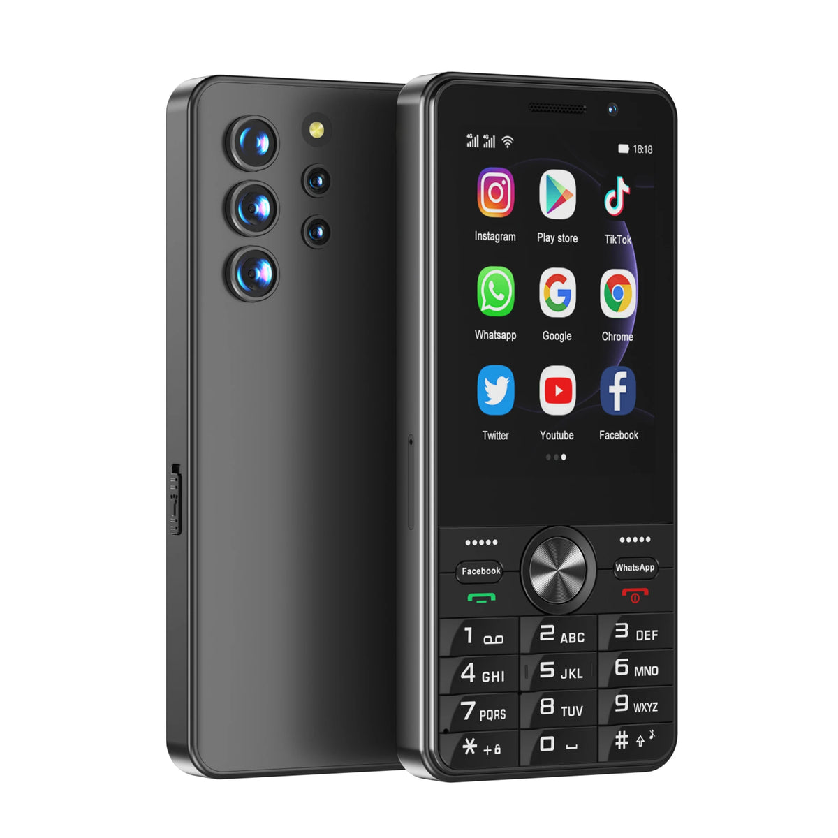 SERVO F25 PRO 4G Button Smartphone – Hybrid Touch + Keypad for Seniors